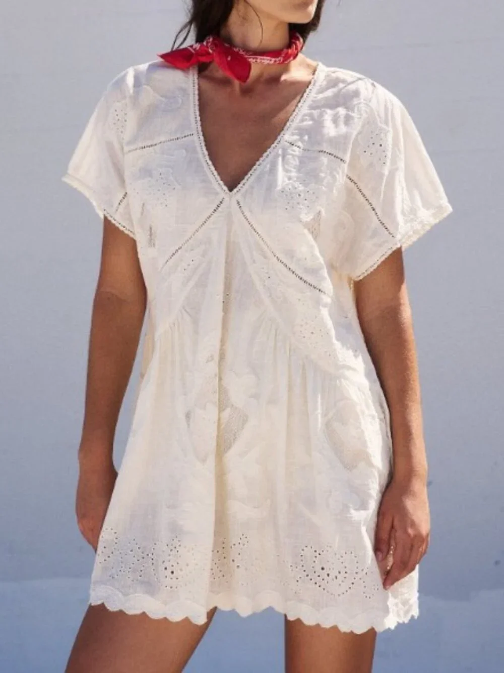 Free People White Daylight Mini
